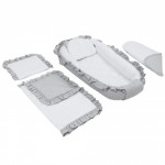 5 delni bombažni komplet Jukki Pastelno siva 5 delni bombažni komplet Jukki Pastelno siva